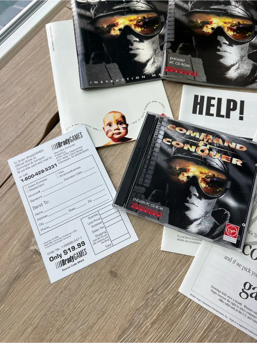Command & Conquer + Covert Operations PC Big Box CD-ROM Westwood Set